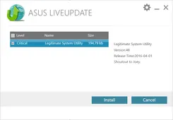 ASUS Update АСУС Упдате — скриншот 2